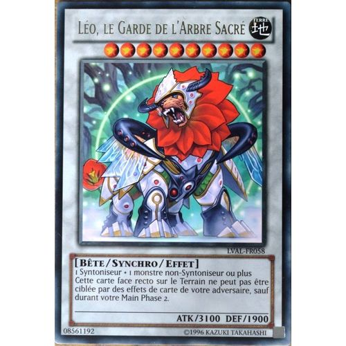 Gardien De La Porte Yu Gi Oh Carte YU-GI-OH LVAL-FR058 Léo, Le Garde De L'arbre Sacré NEUF FR | Rakuten