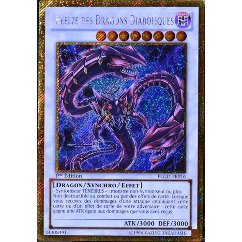 Carte Yu-Gi-Oh Pgld-Fr016 Beelze Des Dragons Diaboliques Neuf Fr