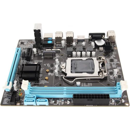 Cartes Mres H61 Lga 1155,Cartes Mres De Jeu Micro Atx,Pour Lga 1155 I3 I5 I7 Pour Pentium Pour Celeron Series Cpu Double Canal Ddr3 M.2 Nvme Ngff Hd Sortie Vga