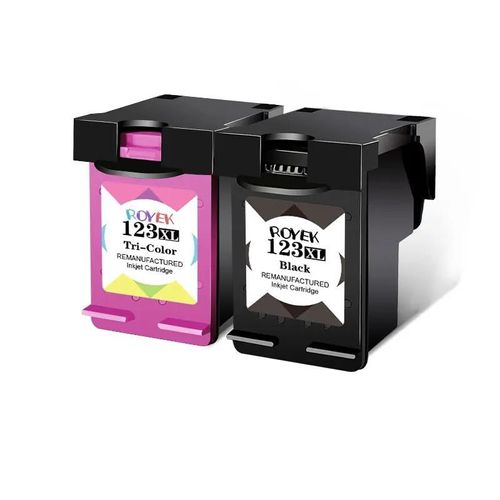 Cartouche D'encre 123xl Pour Imprimante Hp 123 Hp123, Compatible Deskjet 1110 1111 1112 2130 2132 2134 Officejet 3830 3831 3832 3834-2 Pices