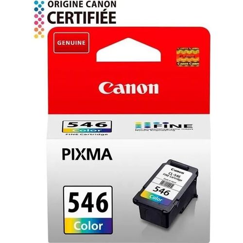 Canon Cl-546 - 8 Ml - Couleur (Cyan, Magenta, Jaune) - Originale - Cartouche D'encre - Pour Pixma Ip2850, Mg2450, Mg2550, Mg2555, Mg2950, Mg3050, Mg3051, Mg3052, Mg3053, Mx495