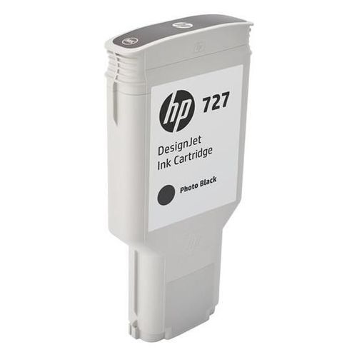 Hp 727 - 300 Ml - Noir Photo  Base De Colorants - Originale - Designjet - Cartouche D'encre - Pour Designjet T1530, T1530 Postscript, T2530, T930