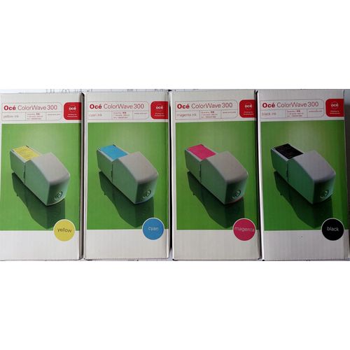Cartouches D'encre Pour Traceur Oc Colorwave Jaune Cyan Magenta En 350ml Et Noir En 400ml