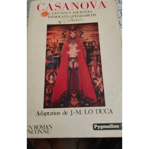 Casanova Les Vingt Journes D'edouard Et D'elysabeth    