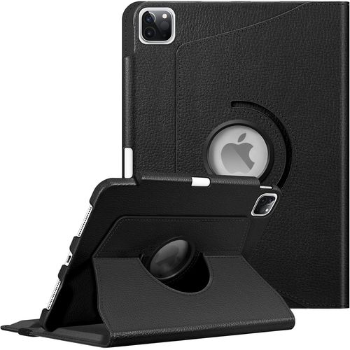 Case For Ipad Pro 11 Inch 2022/2021 (4th/3rd Generation) - 360 Rotating Case [Pencil Storage], Case Also Compatible With Ipad Pro 11 Inch 2020/2018 (2nd/1st Gen), Black