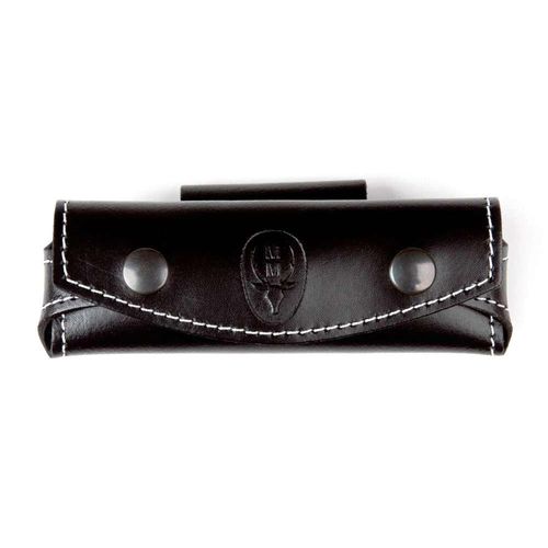 Case Muela F / Cart.N Dans Leathercraft Noir, Idal Pour Les Dimensions De Couteau 45 X 120 Mm