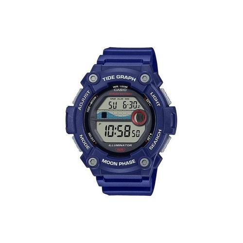 Casio Montre Homme Chrono Rsine Bleue Ws-1300h-2avef