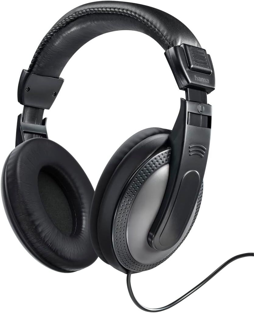 Casque Audio Shell (Casque Circum-Auriculaire Stro, 20 Hz-20 kHz, 32 ohms, 113 DB/MW, Jack 3.52mm mle, Adaptateur Jack 6.35mm mle Inclus, cble Extra Long 2 m) Noir