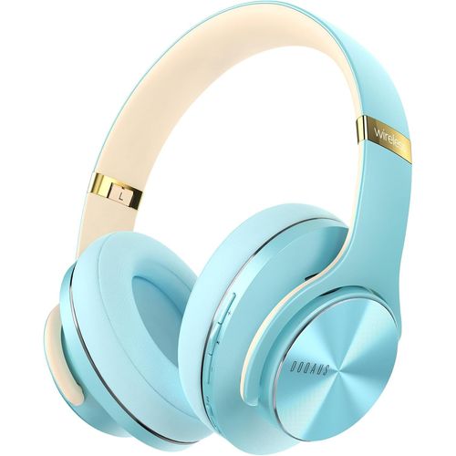 Casque Bluetooth sans Fil 90 Heurs de Lecture,Casque Pliable Audio Bluetooth 3 Modes EQ,Wireless Headphones Bluetooth Microphone Intgr pour Cours en Ligne/Tlphone/Tablette/PC.[F20]