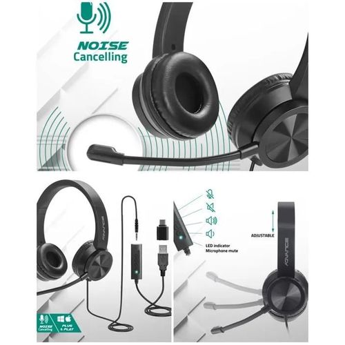 Casque Micro stro filaire 3 en 1 Jack 3.5 mm pour Smartphone adaptateur USB vers USB Type-C microphone flexible omnidirectionnel