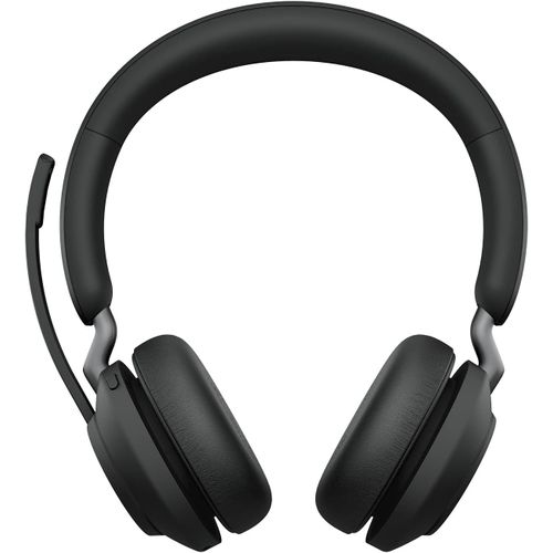 Casque PC sans fil Jabra Evolve2 65  Casque stro certifi Uc  rduction de bruit avec batterie longue dure  Adaptateur Bluetooth USB-C  Noir