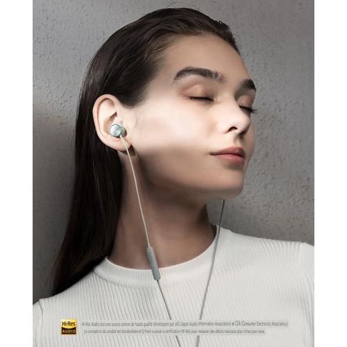 Casque stro d'origine OPPO O-Fresh Casque antibruit Qualit sonore haute rsolution certifie Hi-Res Contrle en ligne  trois boutons, interface 3,5 mm, design anti-tangle rsistant  l'usure