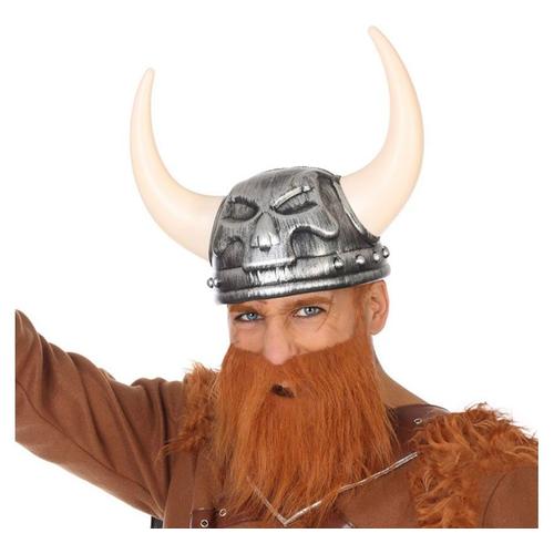 Casque Vikingue Avec Des Cornes (Taille Unique Adulte)