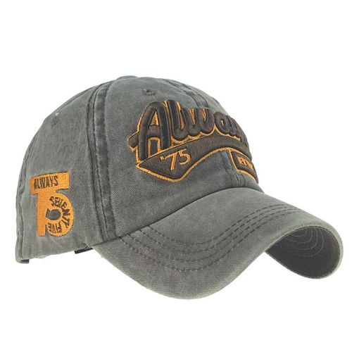 Casquette De Baseball Brode Avec Lettre Chapeau De Langue De Canard En Coton Chapeau De Soleil Extrieur (Version Use)