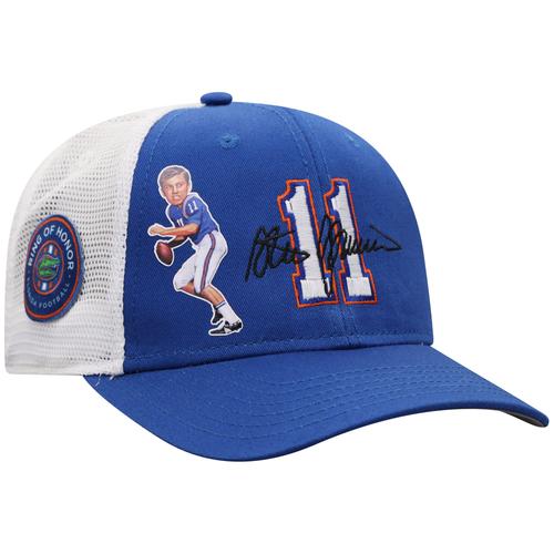 Casquette Snapback De Camionneur Top Of The World Steve Spurrier Royal/White Florida Gators Ring Of Honor Pour Hommes