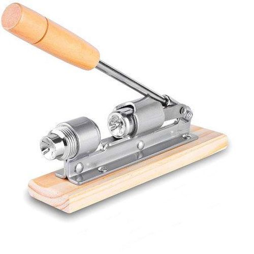 Casse-Noix De Pcan Robuste Avec Cne Filet Rglable Et Base En Bois