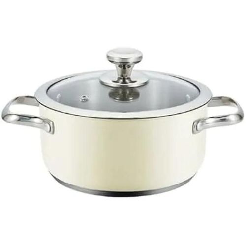 Casserole - Haeger - Modle Beige -  16 Cm - Couvercle Inclus - Compatible Tous Feux
