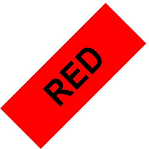 Cassette  Ruban Pour tiqueteuse Dymo,Compatible Avec D1,12mm,45010,45013,40910,40913,43613,43610,Lm160,280 - Type Black On Red-24mm