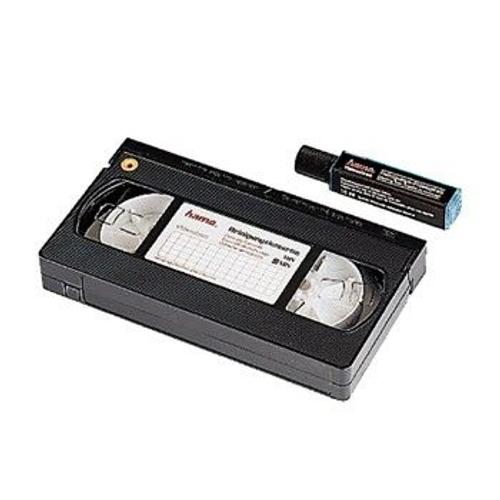 Cassette de nettoyage VHS avec liquide nettoyant Hama 44728