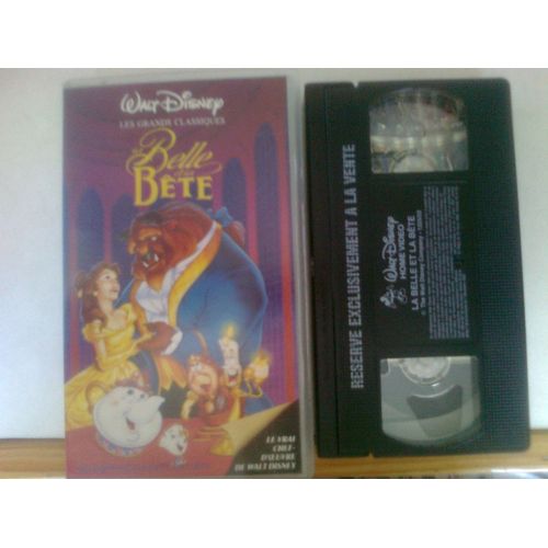 Cassette vidéo VHS La Belle Et La Bête Walt Disney Rakuten