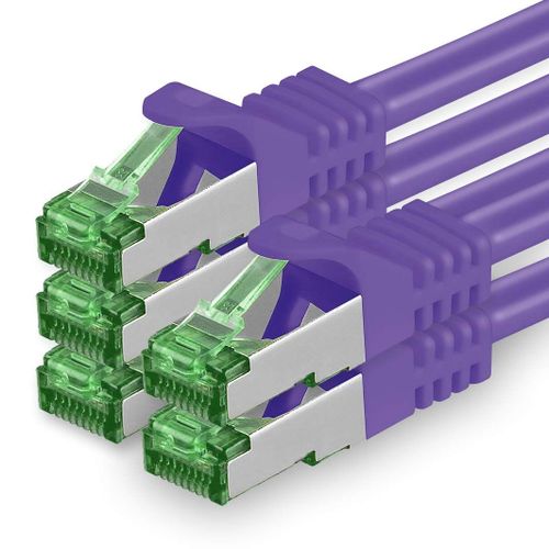 Cat.7 Cble rseau 1,5m - Violet