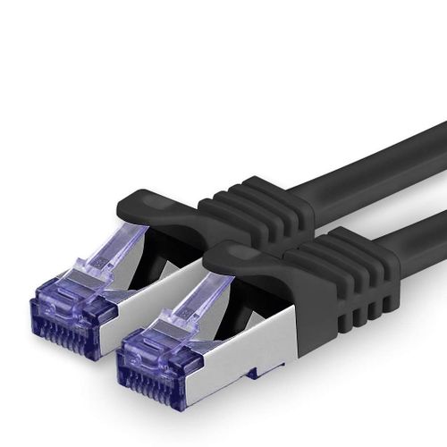 Cat.7 Cble rseau 1m - Noir