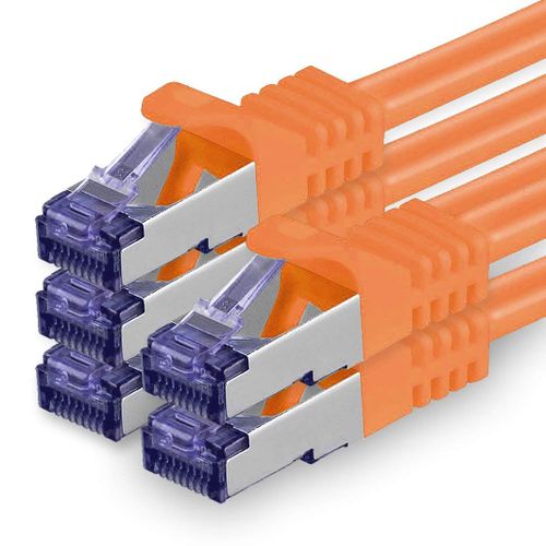 Cat.7 Cble rseau 1m - Orange