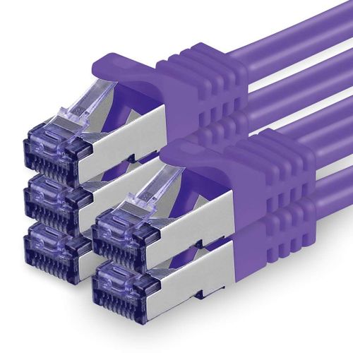 Cat.7 Cble rseau 1m - Violet