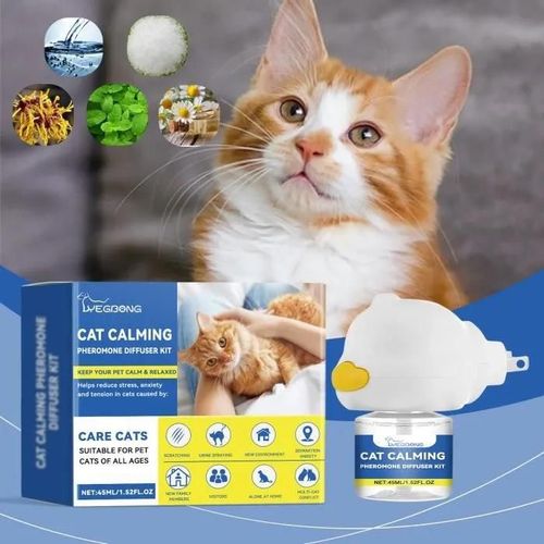 Cat Pheromones Calming Diffuser: Premium Pheromone Diffuser For Cats - Cat Pheromones Diffuser - Cat Calming Diffuser - Cat Calming