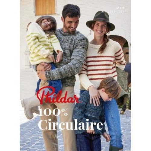 Catalogue 100% Circulaire Automne/Hiver 2023-2024 N232 De Phildar En Collaboration Avec @Macimille Gris