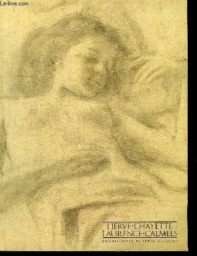 Catalogue De Vente Aux Encheres :Estampes Dessins Tableaux Xixe Et Xxe Siecles - Ensemble D'oeuvres Des Ecoles Juive Et Russe - Nouveau Drouot - 1er Juillet 1988   de HERVE CHAYETTE LAURENCE CALMELS