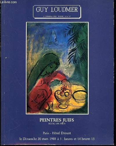 Catalogue De Vente Aux Encheres Peintres Juifs Ecole De Paris