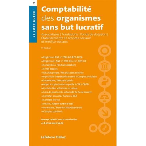 Comptabilit Des Organismes Sans But Lucratif - 5me dition  