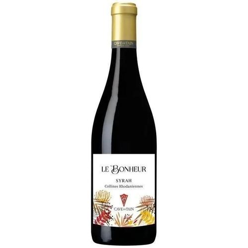 Cave De Tain Le Bonheur Collines Rhodaniennes Syrah - Vin Rouge De La Valle Du Rhne