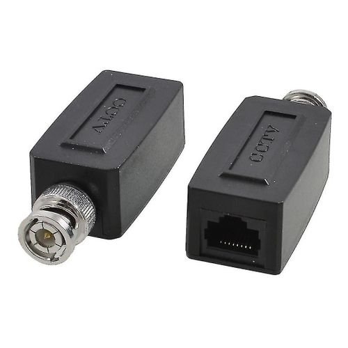 Cctv Camera Coax Bnc Rj45 Utp Cat5 Active Video Balun Transceiver Pair