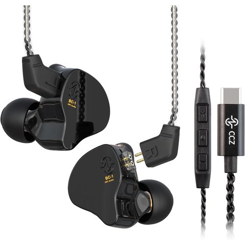 Ccz Melody couteurs Filaires Usb C, 10 Mm, Double Circuit Magntique, couteurs Intra-Auriculaires Dd, couteurs  Cavit Pc Pour Ipad Pro 2022/2021/2020/2018/Ipad Mini6/Ipad Air[FIL6160305]