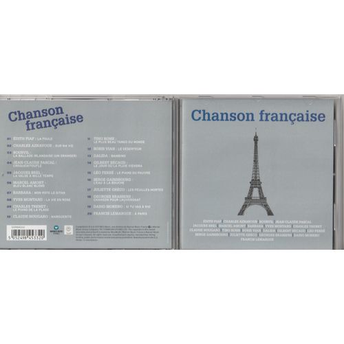 Cd Chanson Franaise - Formidable Wagram 2011 Piaf Becaud -Aznavour -Ferr - Grco Moreno Lemarque - Nougaro Amont Barbara Bourvil Vian Gainsbourg Jc Pascal Brel