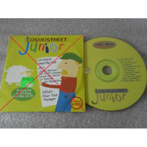 Cd-Cosmostreet Junior-Greedy Guts-Ten Years+Jeu Pc Egypte Kid(Single)2003-1track