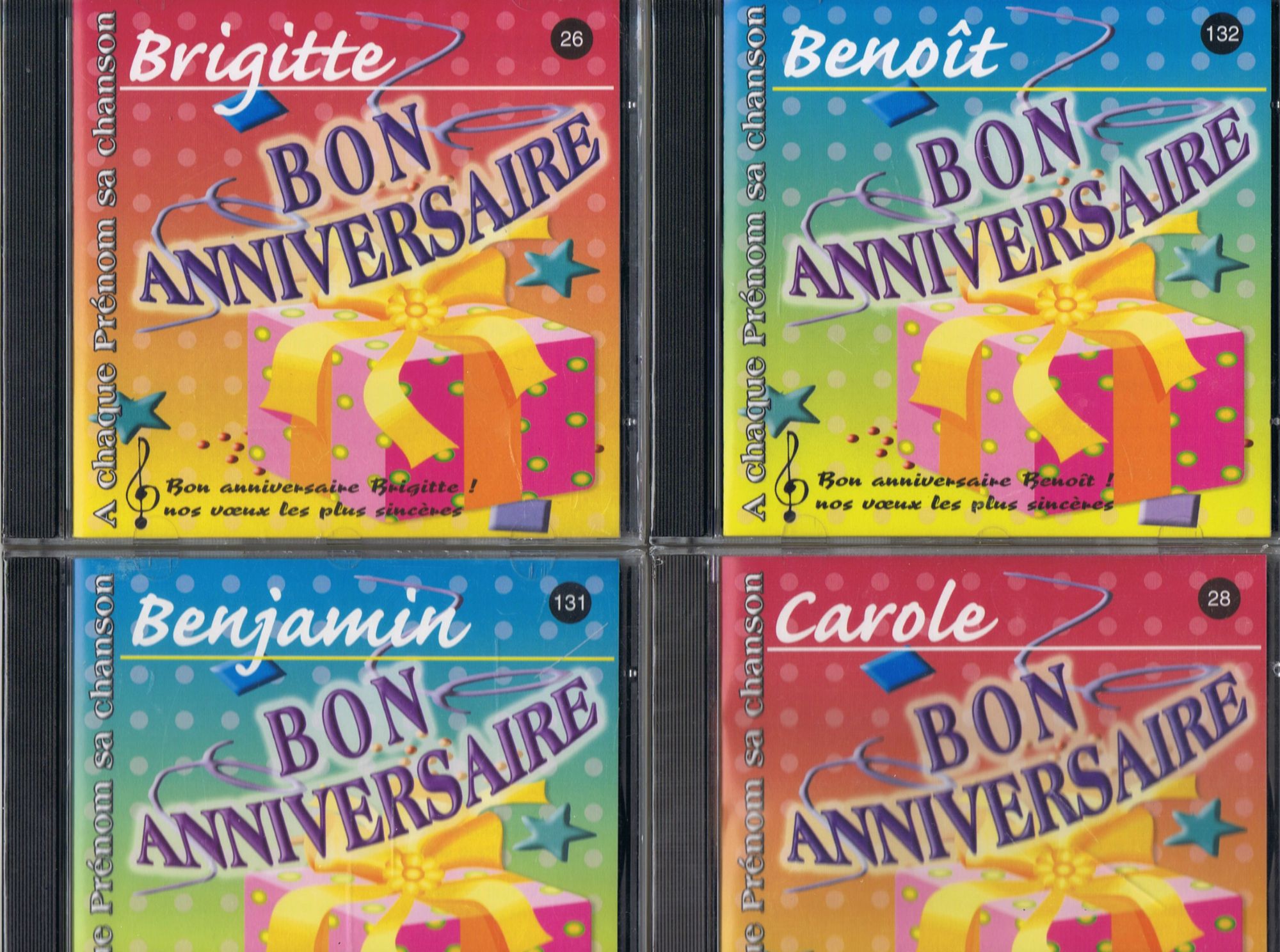 Cd Prenom Bon Anniversaire Benjamin Benoit Brigitte Ou Carole Rakuten