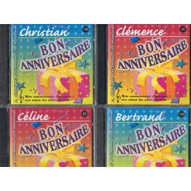 Cd Prenom Bon Anniversaire Bertrand Celine Clemence Ou Christian Rakuten