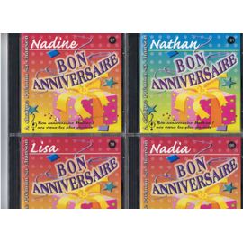 Cd Prenom Bon Anniversaire Lisa Nadia Nadine Ou Nathan Rakuten