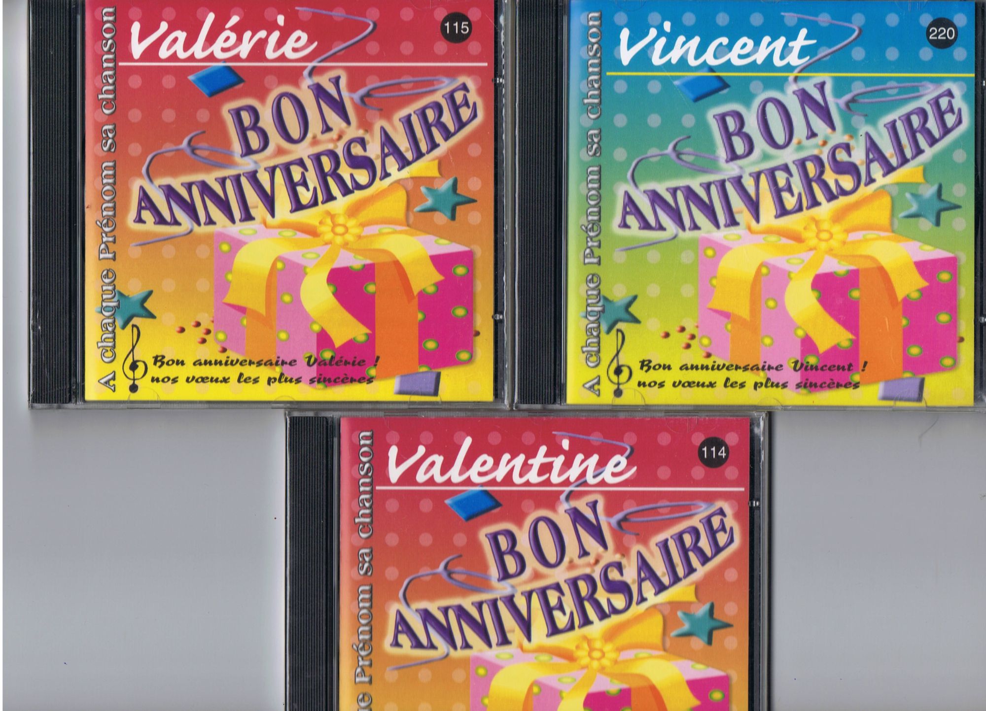 Cd Prenom Bon Anniversaire Valerie Valentine Ou Vincent Rakuten