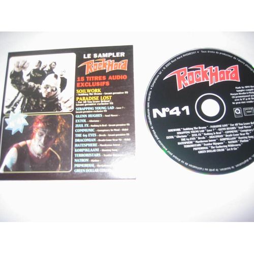 Cd Rock Hard 41  Soilwork Paradise Lost Extol Zuul Fx Dragonian .. 15 Titres