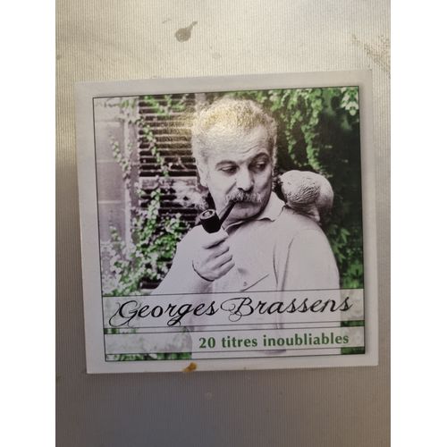Cd Sous Pochette - Georges Brassens, 20 Titres Inoubliables - 