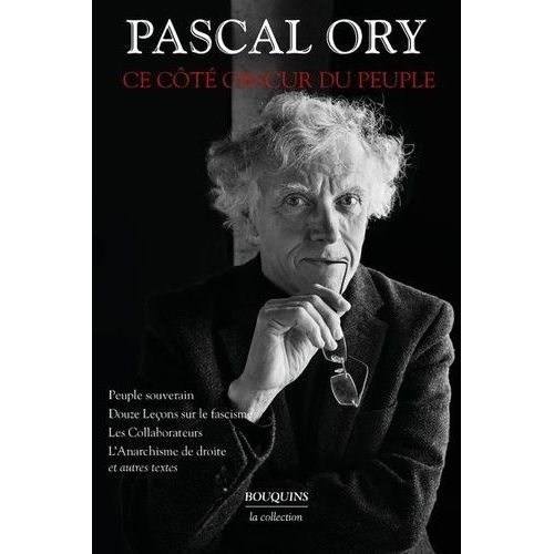 Ce Ct Obscur Du Peuple - Lectures Pour Les Temps De Catastrophe   de Ory Pascal  Format Beau livre 