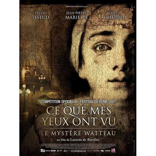 Ce Que Mes Yeux Ont Vu- Vritable Affiche De Cinma Plie - Format 40x60 Cm - De Laurent De Bartillat Avec Sylvie Testud, James Thirre, Jean-Pierre Marielle, Agathe Dronne, Christiane Millet - 2007