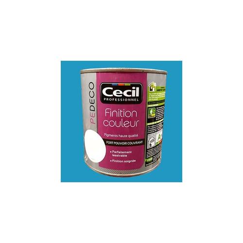 Cecil Pe Deco Finition Couleur Bleu Piscine Satin 0,5 L