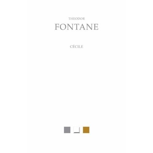 Ccile   de theodor fontane  Format Beau livre 