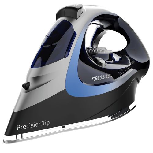 Cecotec Fer  Repasser Horizontal IronHero 3200 Force Anodized. 3200 W, Technologie Power Steam, Coup de Vapeur 270 g/min, Semelle Turbo Slide, Systme Antigoutte, Cyclo Clean, Filtre Antical