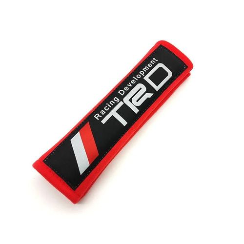 Ceinture De Scurit Automobile En Coton, 2 Pices, Couverture'paule De Bord Jdm Pour Toyota Trd, Dcoration Priphrique, Protection Unique